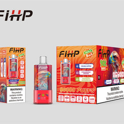 fihp 90000 zaciągnięć oryginalny fihp 3w1 90k 3 smaki w 1 vape wyświetlacz led typu c port jednorazowe e-papierosy z możliwością dostosowania. szybka wysyłka