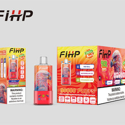 fihp 90000 zaciągnięć oryginalny fihp 3w1 90k 3 smaki w 1 vape wyświetlacz led typu c port jednorazowe e-papierosy z możliwością dostosowania. szybka wysyłka