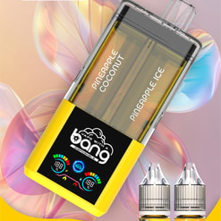 bang 60000 puffs original bang 2in1 60k can be filled with e liquid vape led display disposable e cigarettes customizable. fast shipping