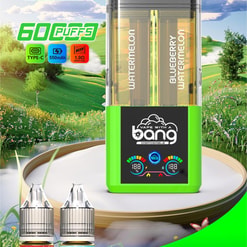 bang 60000 puffs original bang 2in1 60k can be filled with e liquid vape led display disposable e cigarettes customizable. fast shipping
