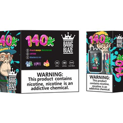 bang blaze 140000 puffs original bang blaze 140k 3 flavors in 1 vape type c port disposable e cigarettes customizable fast shipping