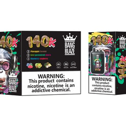 bang blaze 140000 puffs original bang blaze 140k 3 flavors in 1 vape type c port disposable e cigarettes customizable fast shipping