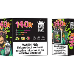 bang blaze 140000 puffs original bang blaze 140k 3 flavors in 1 vape type c port disposable e cigarettes customizable fast shipping