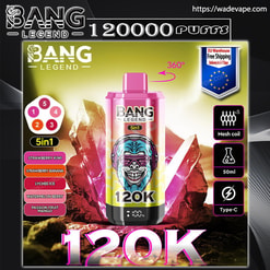bang legend 120000 soezen 5 smaakomschakeling originele bang legend 120k 5in1 smaak wegwerpvape verzending vanuit eu-magazijn gratis verzending
