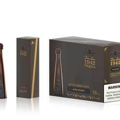 solaris don leon tequila 30000 bouffées original don leon 1942 tequila 30k bouteille d'alcool vape affichage LED port de type c cigarettes électroniques jetables expédition rapide