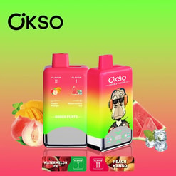 okso 60000 puffs original okso 2in1 50k double flavors vape led display type c port disposable e cigarettes customizable. fast shipping