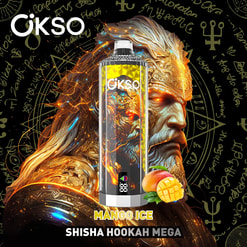 okso shisha 50000 puffs original okso shisha hookah mega 50k vape led display type c port disposable e cigarettes customizable fast shipping
