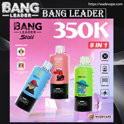 bang lider 350000 zaciągnięć oryginalny bang lider stoll 350k 8 smaków w 1 vape wyświetlacz led jednorazowe e-papierosy konfigurowalny szybka wysyłka