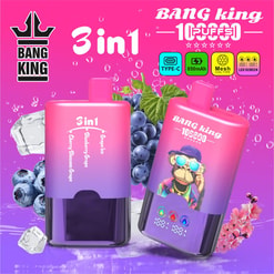 bang king 100000 soezen originele bang king 3in1 100k 6 sterren vape led display type c poort wegwerp e sigaretten aanpasbare snelle verzending