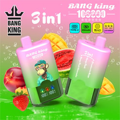 bang king 100000 soezen originele bang king 3in1 100k 6 sterren vape led display type c poort wegwerp e sigaretten aanpasbare snelle verzending