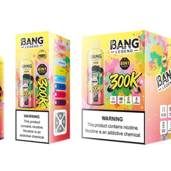 bang legend 300000 puffs original bang legend 8in1 300k vape led display type c port disposable e cigarettes customizable fast shipping