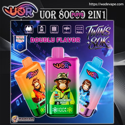 uor 80000 soezen originele uor tweeling 80k dubbele smaak vape led-display wegwerp e-sigaretten verzending vanuit eu-magazijn gratis verzending