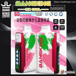 Bang King Ice Cool 60000 soezen originele 60k soezen wegwerp e-sigaretten Japans magazijn snelle verzending