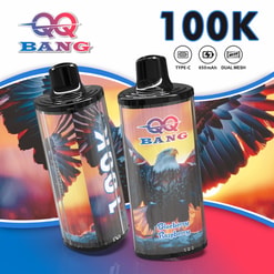 qq bang 100k bouffées vape jetable | type rechargeable c | bobine à double maille | vape longue durée