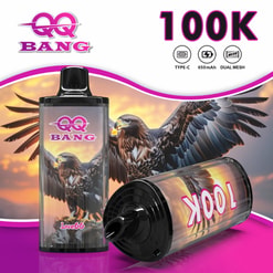 qq bang 100k bouffées vape jetable | type rechargeable c | bobine à double maille | vape longue durée