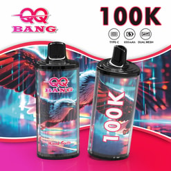 qq bang 100k bouffées vape jetable | type rechargeable c | bobine à double maille | vape longue durée