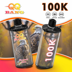 qq bang 100k bouffées vape jetable | type rechargeable c | bobine à double maille | vape longue durée