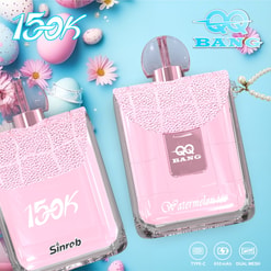qq bang 150k sopla vape desechable | tipo recargable c vape dual de hielo de arándano con bobina de malla 650 mah