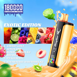 stagbar 6 en 1 180000 bouffées de vape jetable | vape multi-saveur rechargeable avec bobine en maille | entrepôt de l'UE livraison 3 à 5 jours