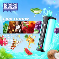 stagbar 6 en 1 180000 bouffées de vape jetable | vape multi-saveur rechargeable avec bobine en maille | entrepôt de l'UE livraison 3 à 5 jours