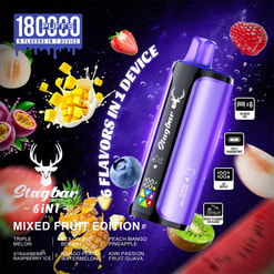 stagbar 6 en 1 180000 bouffées de vape jetable | vape multi-saveur rechargeable avec bobine en maille | entrepôt de l'UE livraison 3 à 5 jours