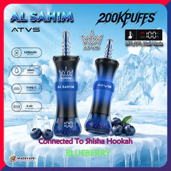 atvs al sahim 200000 puffs hookah disposable vape | mtl dtl dual mode rechargeable hookah vape