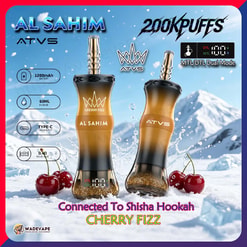 atvs al sahim 200000 puffs hookah disposable vape | mtl dtl dual mode rechargeable hookah vape