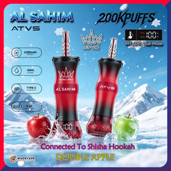 atvs al sahim 200000 puffs hookah disposable vape | mtl dtl dual mode rechargeable hookah vape