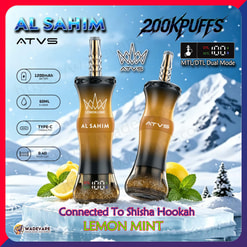 atvs al sahim 200000 puffs hookah disposable vape | mtl dtl dual mode rechargeable hookah vape