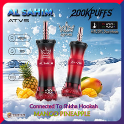 atvs al sahim 200000 puffs hookah disposable vape | mtl dtl dual mode rechargeable hookah vape