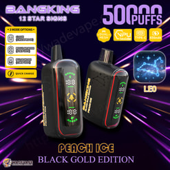 bang king 12 star signs 50000 puffs disposable vape | dual mode zodiac vape | 12 flavors with constellation design