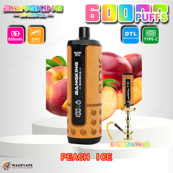 bang king shisha 60000 puffs e shisha head vape | 60k dtl direct to lung disposable | 0.6ohm mesh coil 650mah type c