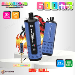 bang king shisha 60000 puffs e shisha head vape | 60k dtl direct to lung disposable | 0.6ohm mesh coil 650mah type c