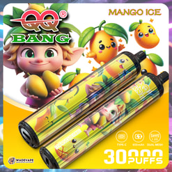 qq bang 30000 puffs disposable vape | 1.2ohm dual mesh | crystal 30k shell cylindrical