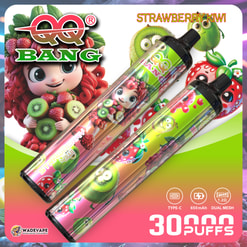 qq bang 30000 puffs disposable vape | 1.2ohm dual mesh | crystal 30k shell cylindrical