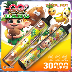 qq bang 30000 puffs disposable vape | 1.2ohm dual mesh | crystal 30k shell cylindrical