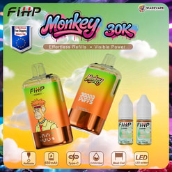 sfihp monkey 30000 puffs navulbare vape | 30k puffs type c dual mesh coil | EU-magazijn 3–7 dagen levering