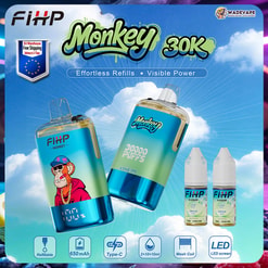 sfihp monkey 30000 puffs navulbare vape | 30k puffs type c dual mesh coil | EU-magazijn 3–7 dagen levering