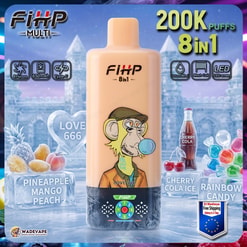 fihp 8 in 1 200000 puffs vape | 200k high capacity disposable vape 8 adjustable flavors | eu warehouse 3–7 days delivery