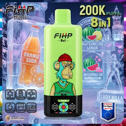 fihp 8 in 1 200000 puffs vape | 200k high capacity disposable vape 8 adjustable flavors | eu warehouse 3–7 days delivery