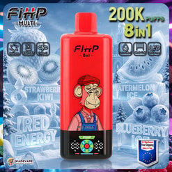 fihp 8 in 1 200000 puffs vape | 200k high capacity disposable vape 8 adjustable flavors | eu warehouse 3–7 days delivery