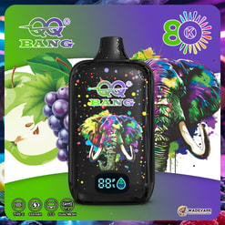 qq bang 80000 puffs disposable vape | dual mesh coil 80k vape | 650mah lcd screen
