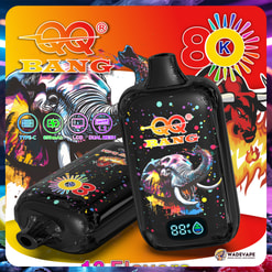 qq bang 80000 puffs disposable vape | dual mesh coil 80k vape | 650mah lcd screen