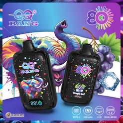 qq bang 80000 puffs disposable vape | dual mesh coil 80k vape | 650mah lcd screen