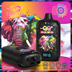 qq bang 80000 puffs disposable vape | dual mesh coil 80k vape | 650mah lcd screen
