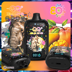 qq bang 80000 puffs disposable vape | dual mesh coil 80k vape | 650mah lcd screen