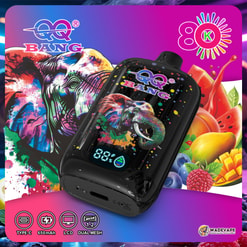 qq bang 80000 puffs disposable vape | dual mesh coil 80k vape | 650mah lcd screen