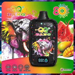 qq bang 80000 puffs disposable vape | dual mesh coil 80k vape | 650mah lcd screen