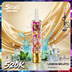 bang leader stoll 520k | crystal shell hookah compatible vape led display