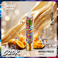 bang leader stoll 520k | crystal shell hookah compatible vape led display